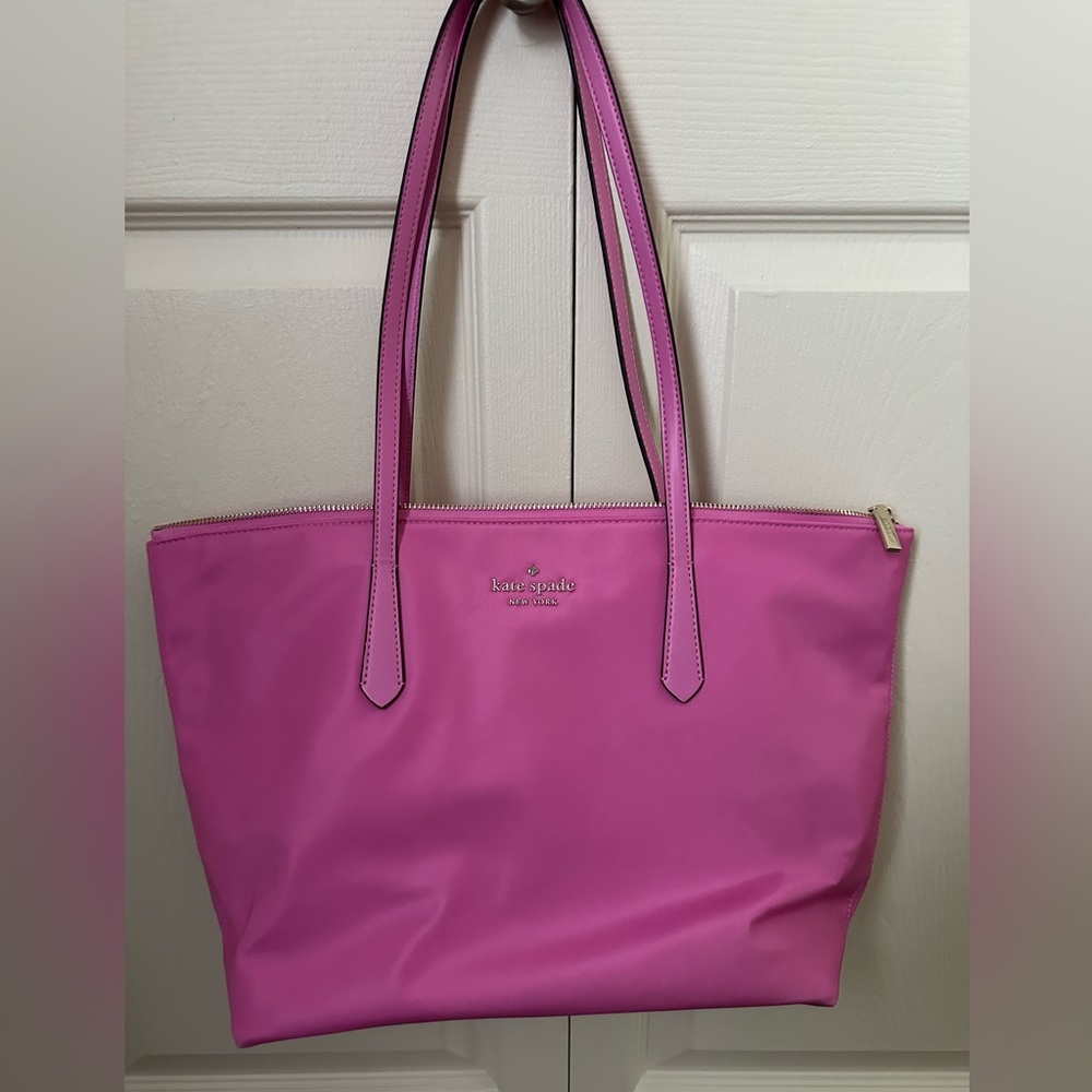 Kate Spade Kitt Bright Pink Nylon Tote